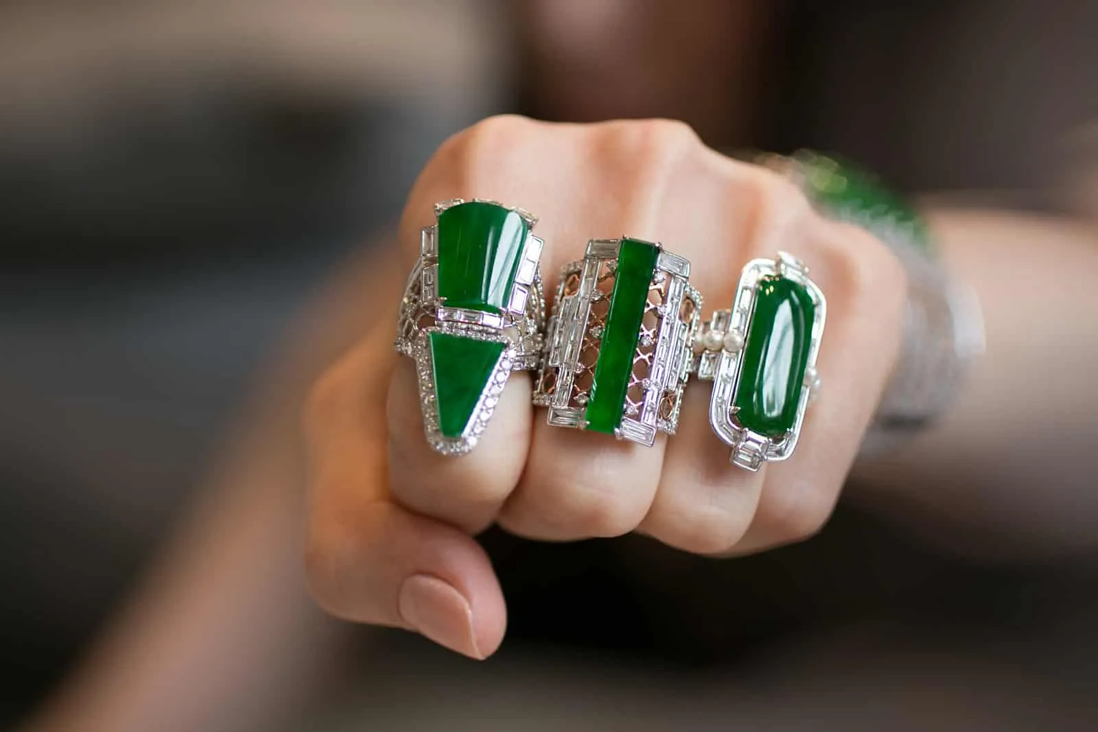  Sarah Ho Jade Rings
