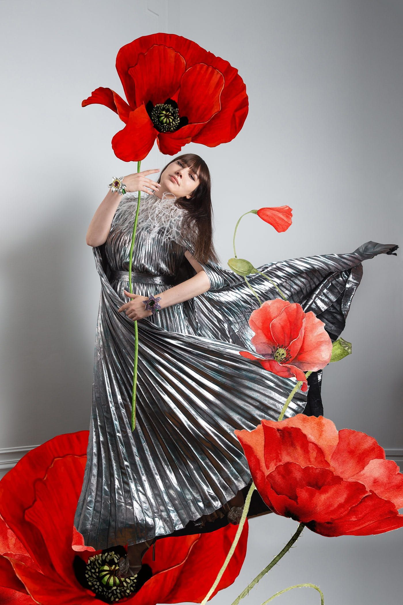 Where Jewellery & Flowers Meet: Photoshoot with Katerina Perez