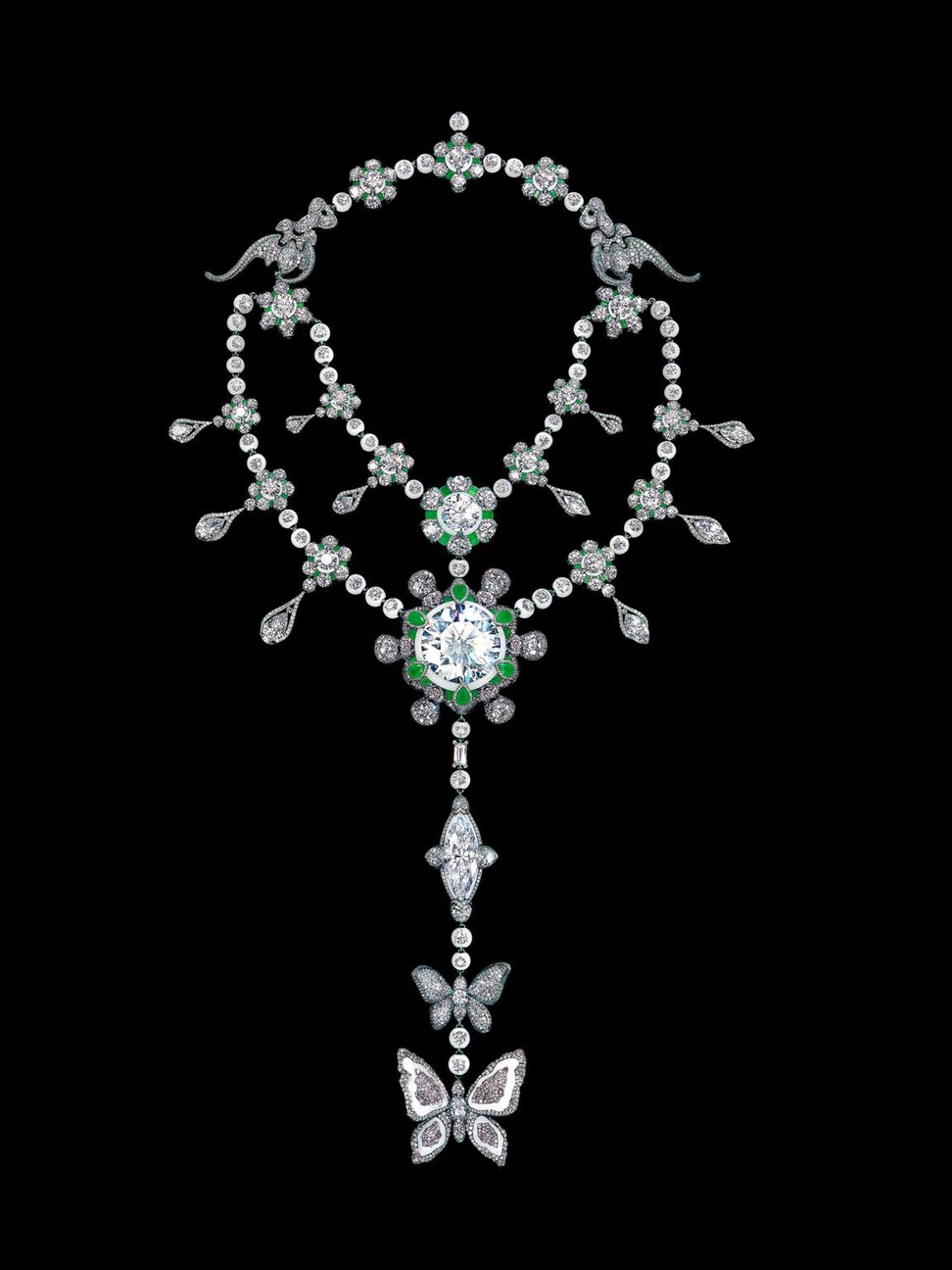 <p>‘A Heritage in Bloom’ Necklace by Wallace Chan</p>
