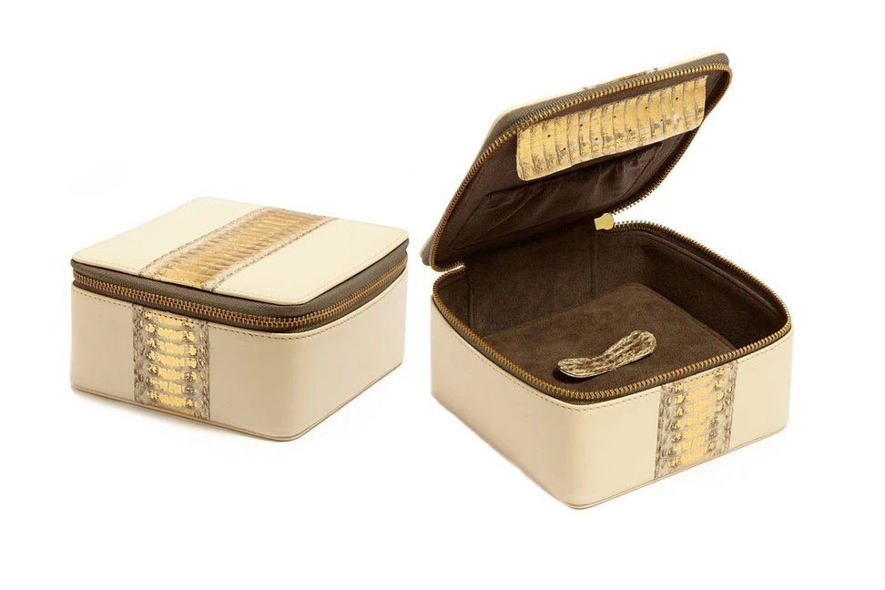 <p>Annoushka’s soft jewellery travel case</p>