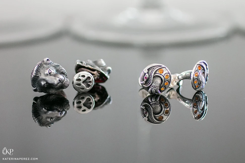 <p>Arman Suciyan bespoke cufflinks</p>
