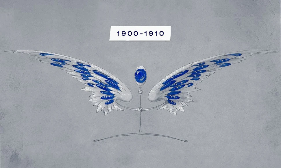 <p>This early 20th-century Chaumet wing tiara, acquired in 1910 by Gertrude Payne Whitney, inspired the Envol high jewellery collection</p>