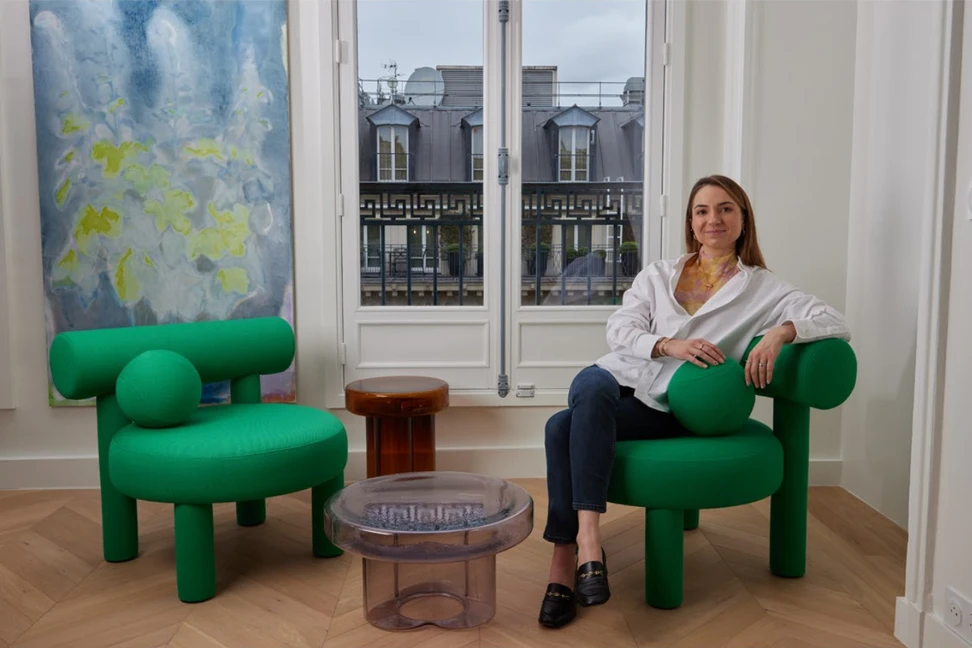 <p>Camille Parruitte McKenna, the Founder of French brand Nouvel Héritage</p>
