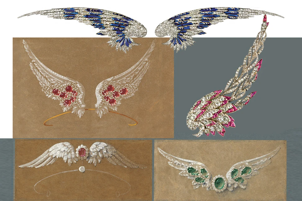 <p>Chaumet drawings and finished jewellery</p>
<p> </p>