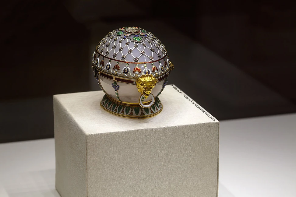 <p>Faberge Museum &#8211; Renaissance Easter Egg &#8211; Gift from Emperor Alexander III to his wife, Empress Maria Feodorovna, Easter, 1894. Workmaster Mikhail Perk</p>
