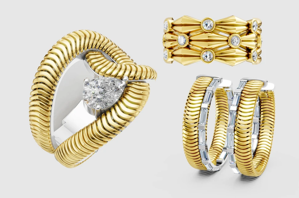 <p>A selection of 18k gold and diamond fine jewellery creations by ILIAKIS, created by Iliakis Lefteris</p>
