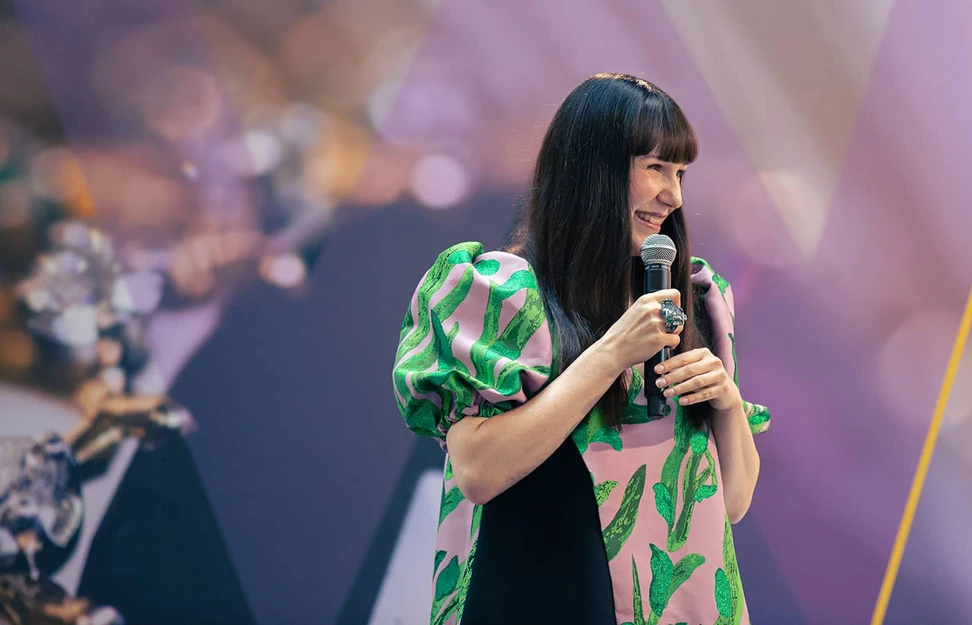 <p>Katerina Perez hosted a panel discussion at both editions of GemGenève in May and November 2022</p>
