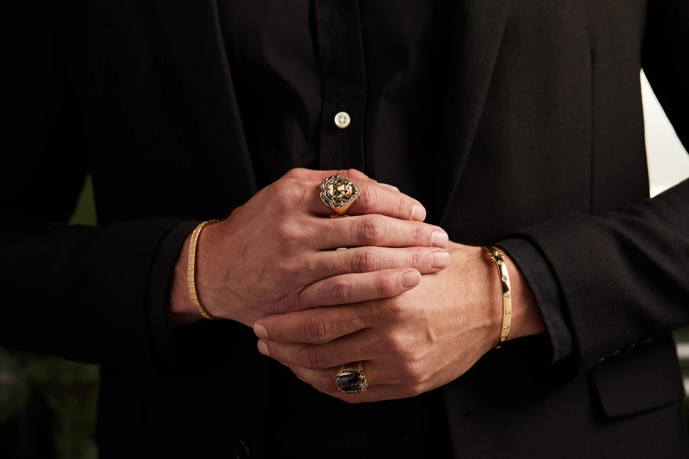 <p>A model wears pieces from the Le Vian Lion and Aquadite® Men&#8217;s Collections, part of the 2026 Trend Forecast</p>
