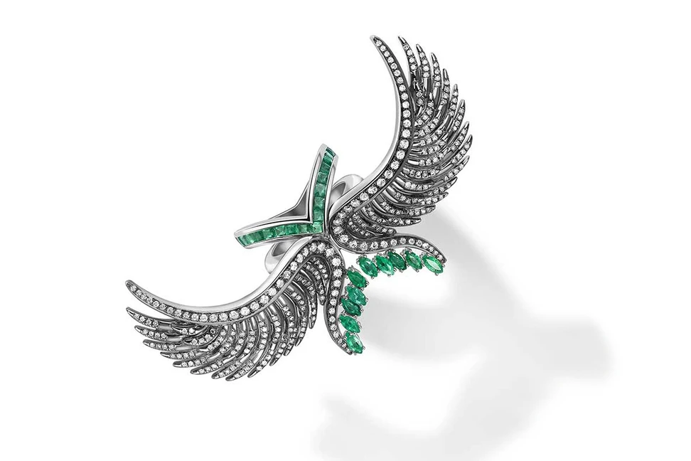 <p>Leyla Abdollahi&#8217;s dramatic new capsule collection of jewellery, Lust &#038; Lure, draws its inspiration and colour scheme from the 1920s</p>
