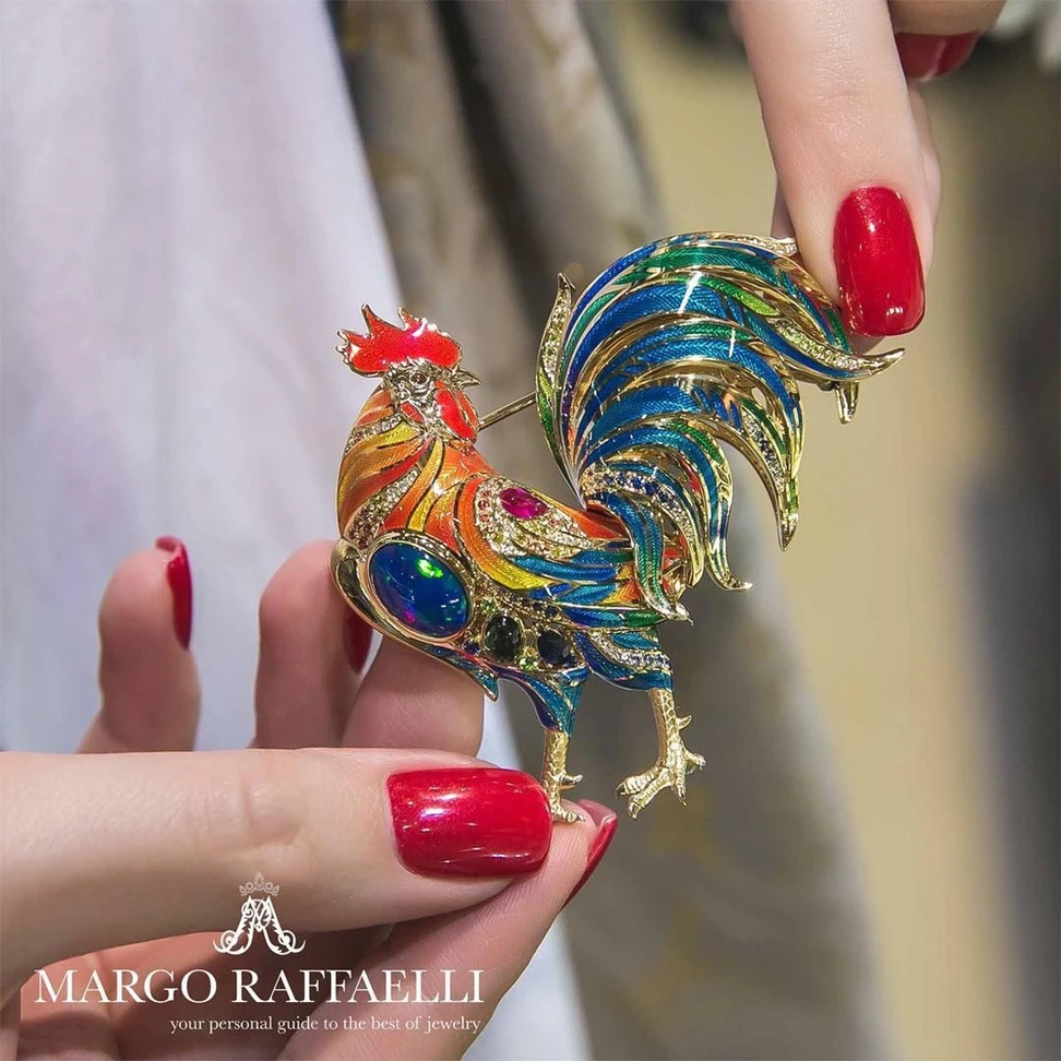 <p>Master Exclusive Rooster brooch</p>
