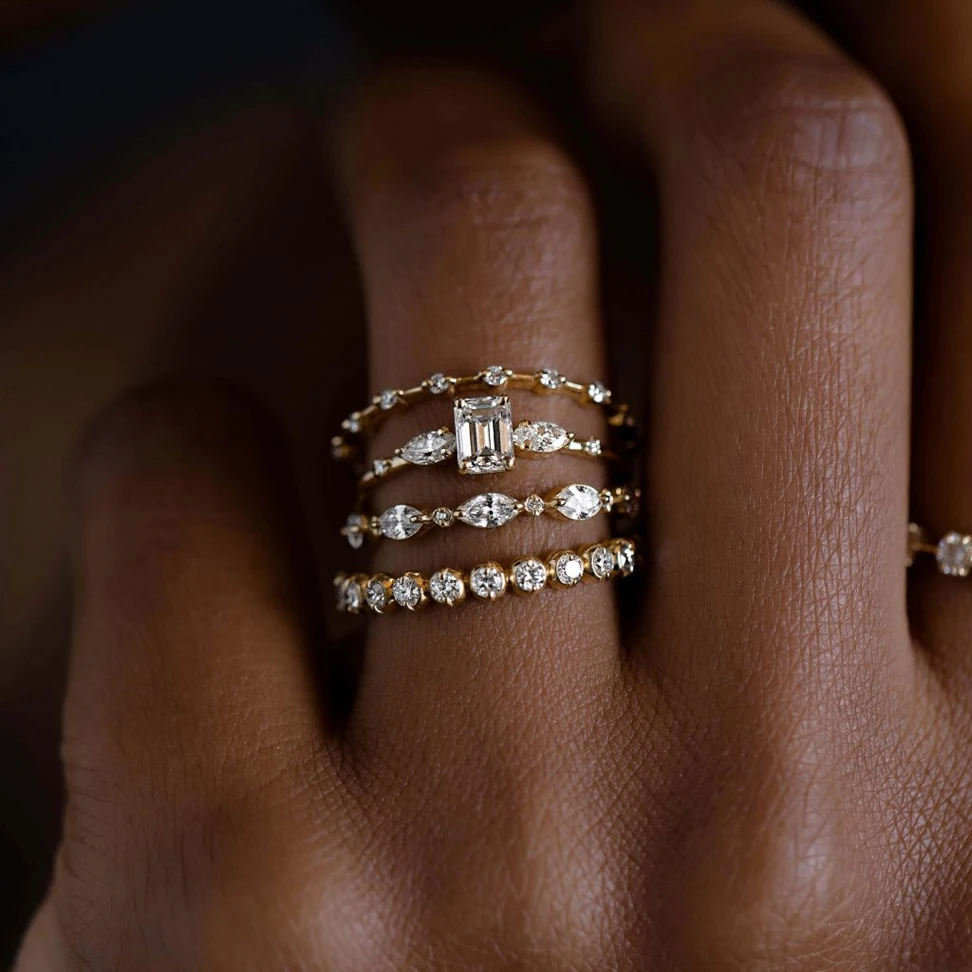 <p>Melanie Casey Stacking Rings</p>
