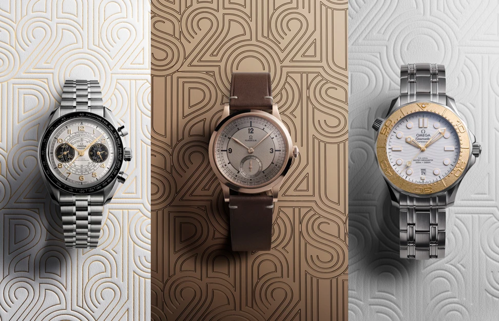 <p>OMEGA launched the Speedmaster Chonoscope watch, OMEGA Bronze Gold Edition watch and the OMEGA Seamaster Diver 300M watch for the Paris 2024 Olympics</p>
