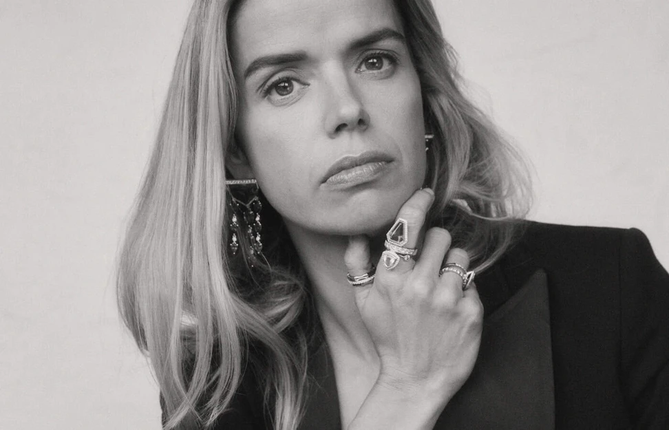 <p>German-born artist jeweller Sabine Roemer</p>
