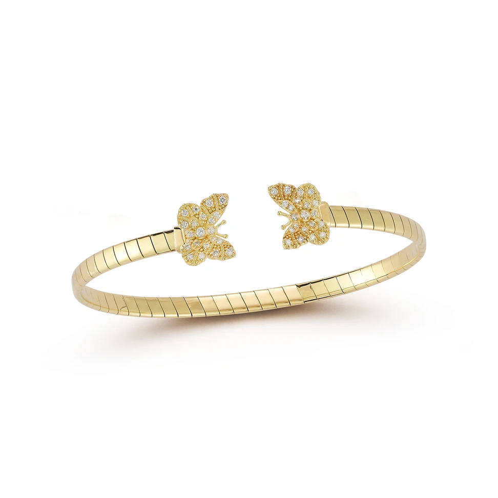<p>Tanya Farah Diamond Butterflies bangle</p>
