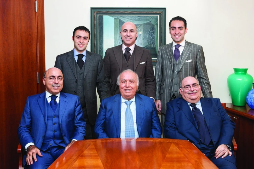 <p>The Hadjibay family. From the top left: Manuel, Giacomo, Marco, from bottom left: Moris, Amir, Roberto</p>
