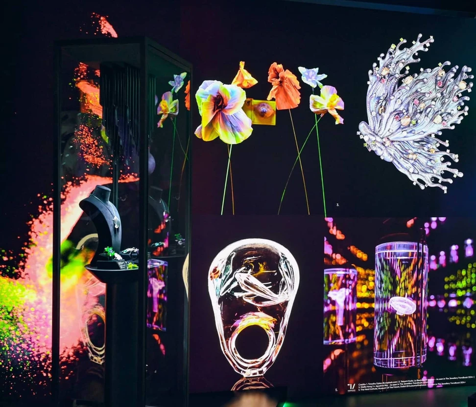 <p>The Joy of Colour Exhibit in The Shenzhen Jewelry Museum in China</p>
