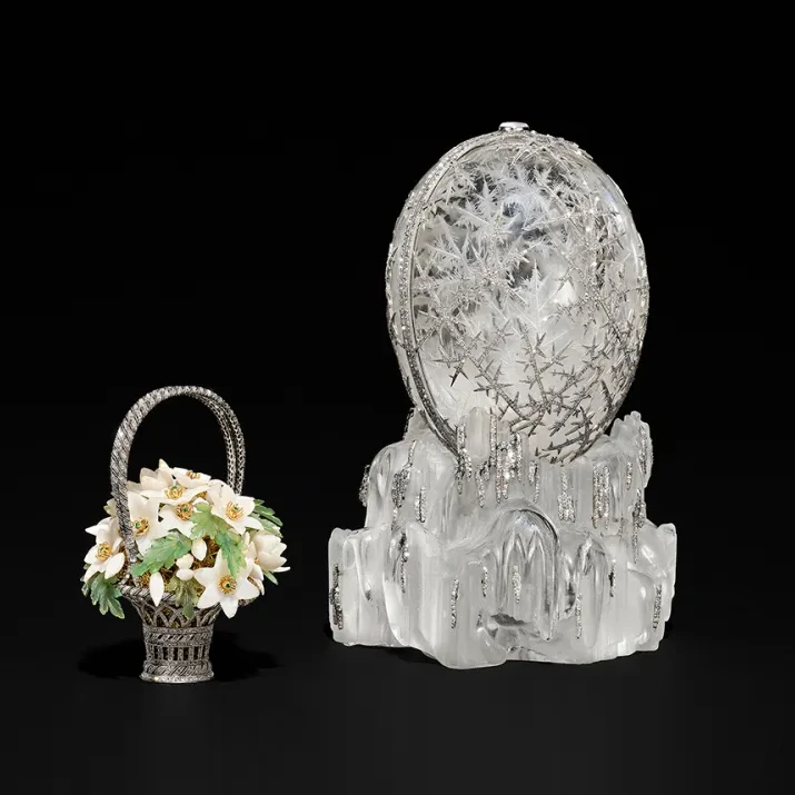 <p>December saw a Fabergé Imperial Winter Egg sell for £22.9 million at Christie’s London</p>