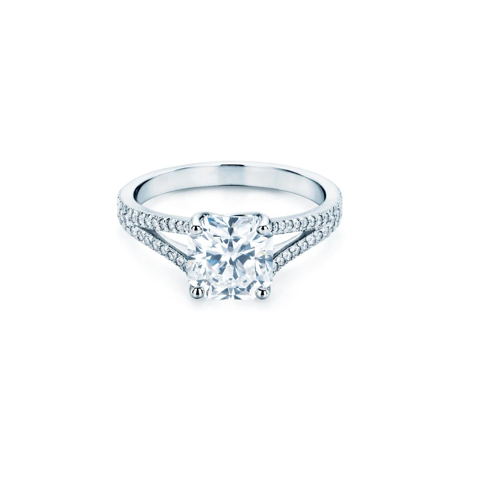 <p>Tiffany&Co. Lucida square-cut diamond engagement ring</p>