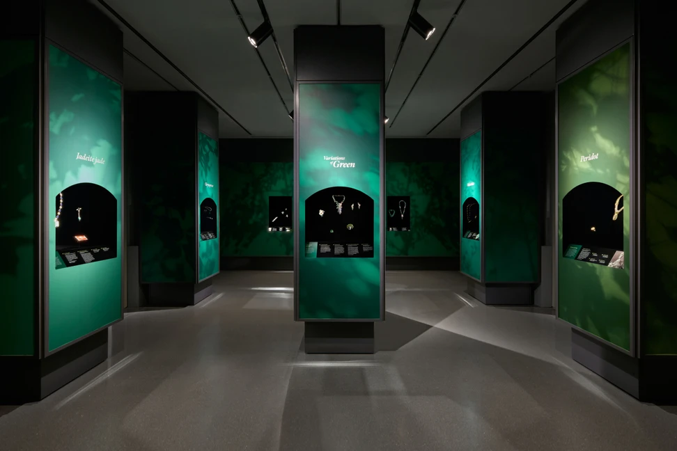 <p>Van Cleef &amp; Arpels’ Garden of Green exhibition in New York</p>
