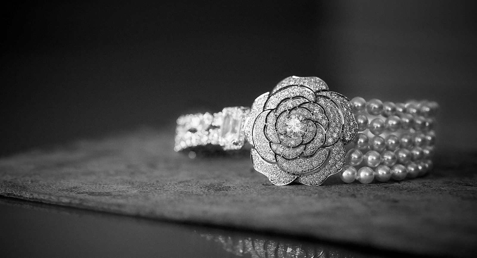 Vintage Chanel Camélia Galbé Ceramic and Diamond Flower Ring at Susannah Lovis Jewellers #39 Vintage Chanel Camélia Galbé Ceramic and Diamond Flower Ring at Susannah Lovis Jewellers