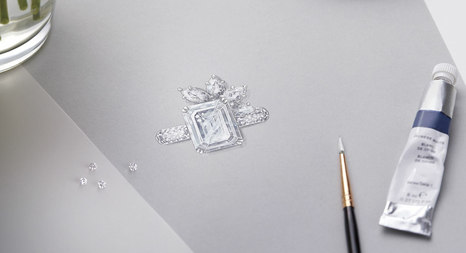 Бриллиантовое обручальное кольцо Harry Winston Bridal Couture