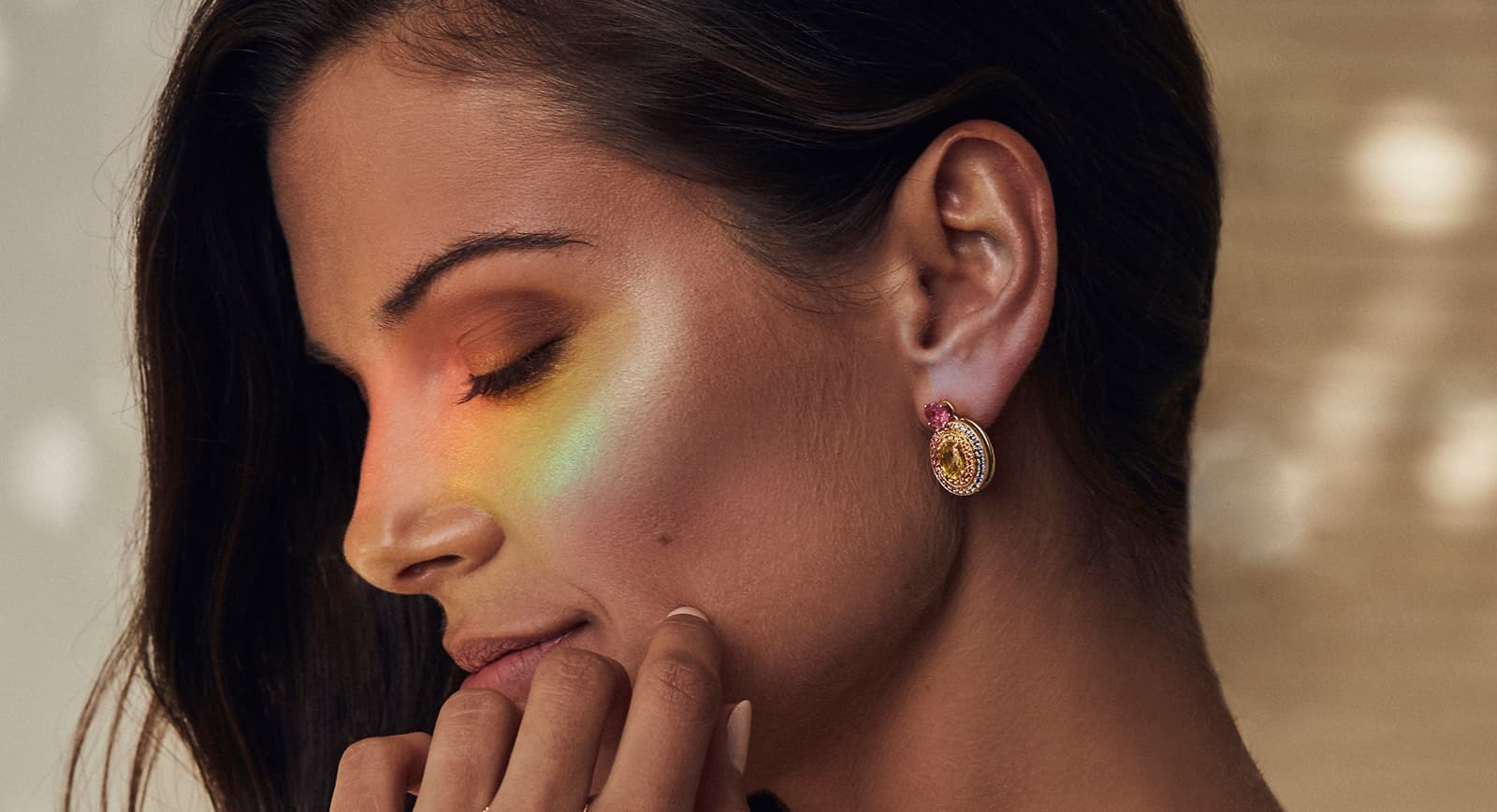 Alice Van Cal colourful rainbow jewellery