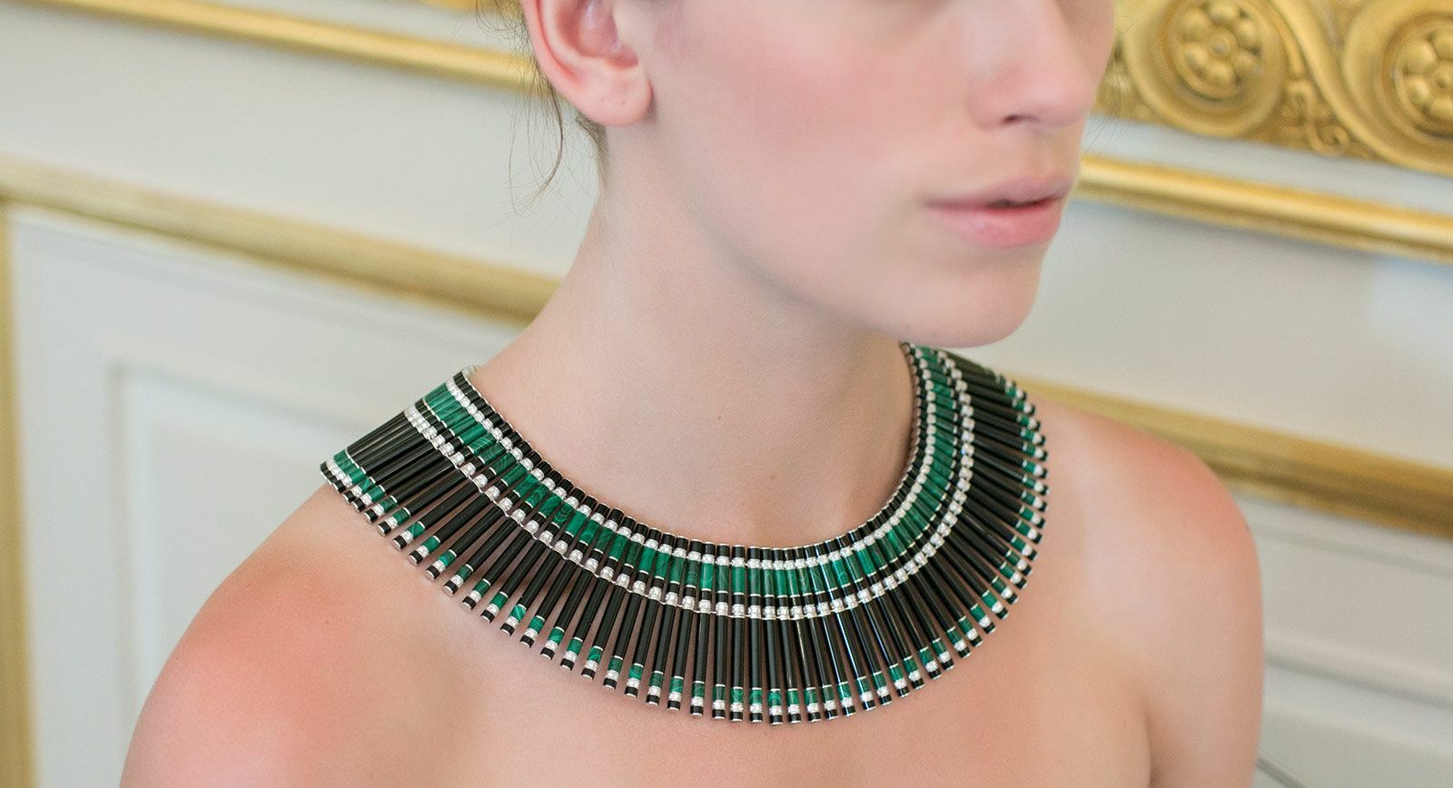 Boucheron 'Grosgrain' fringe necklace 