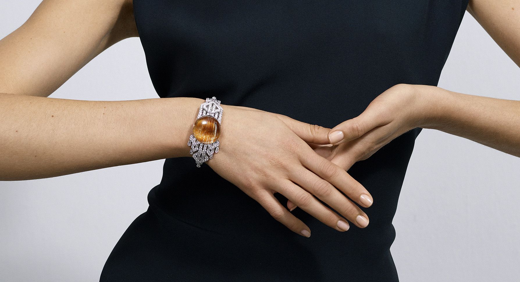 Cartier Ruby Bracelet presented during Couture Week in Paris