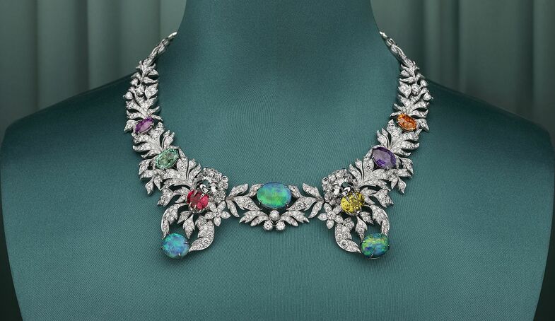 S2x1 gucci hortus deliciarum necklace opal