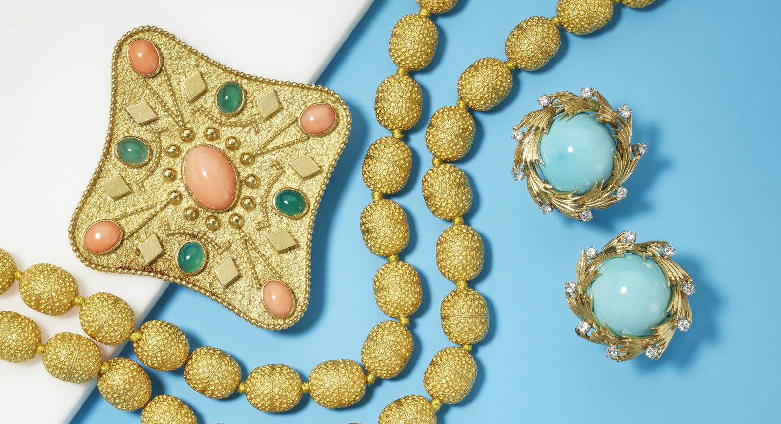 Pieces from Christies online jewellery auction 