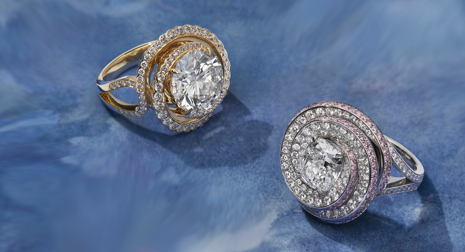 Boodles Around the World in 16 Days High Jewellery Collection Monaco rings with diamonds 