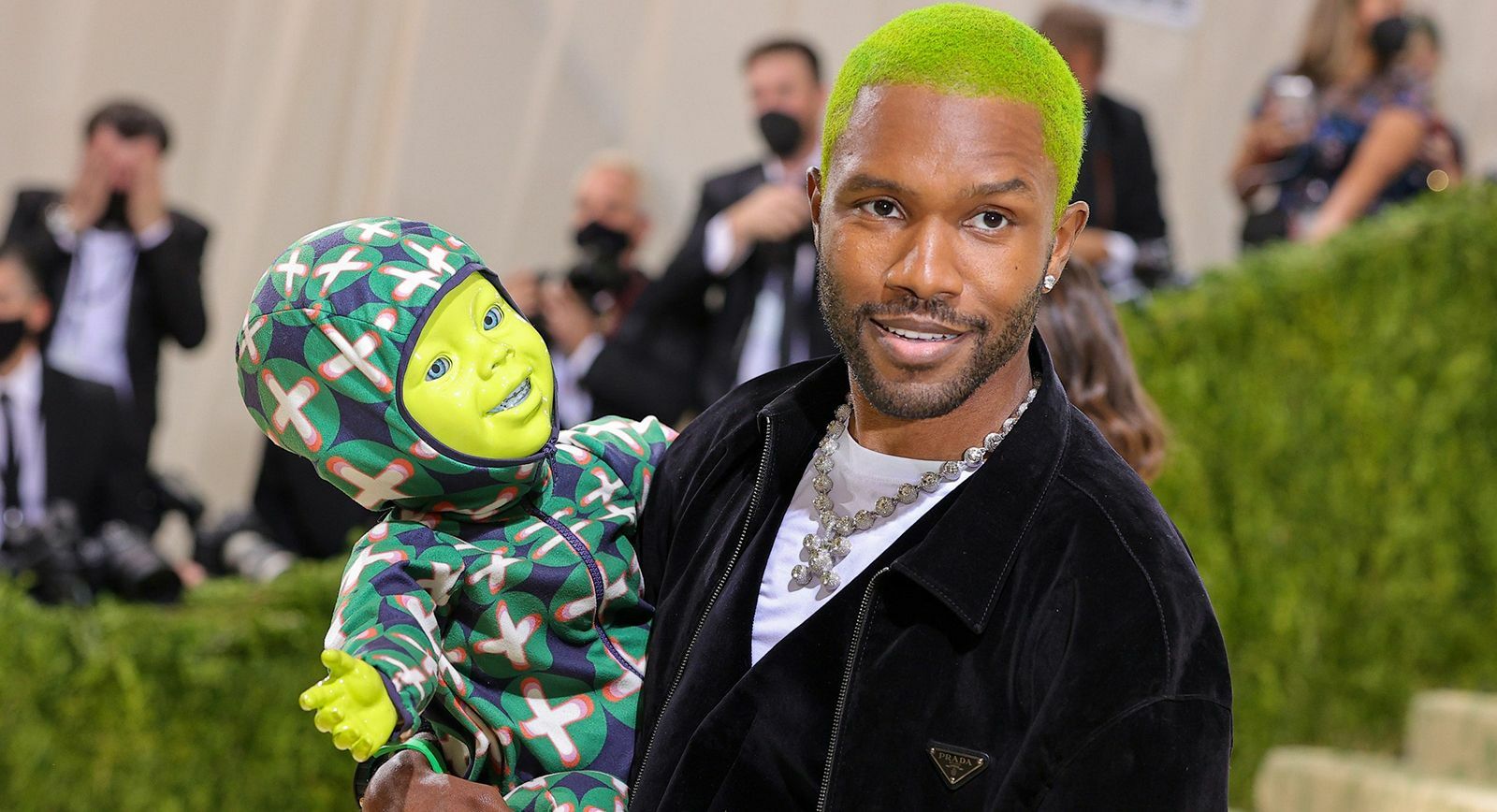 Frank Ocean wears his own jewellery brand, Homer, to the Met Gala 2021