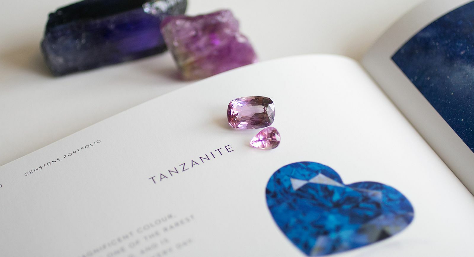 Paul Wild pink tanzanite or pink zoisite gemstones