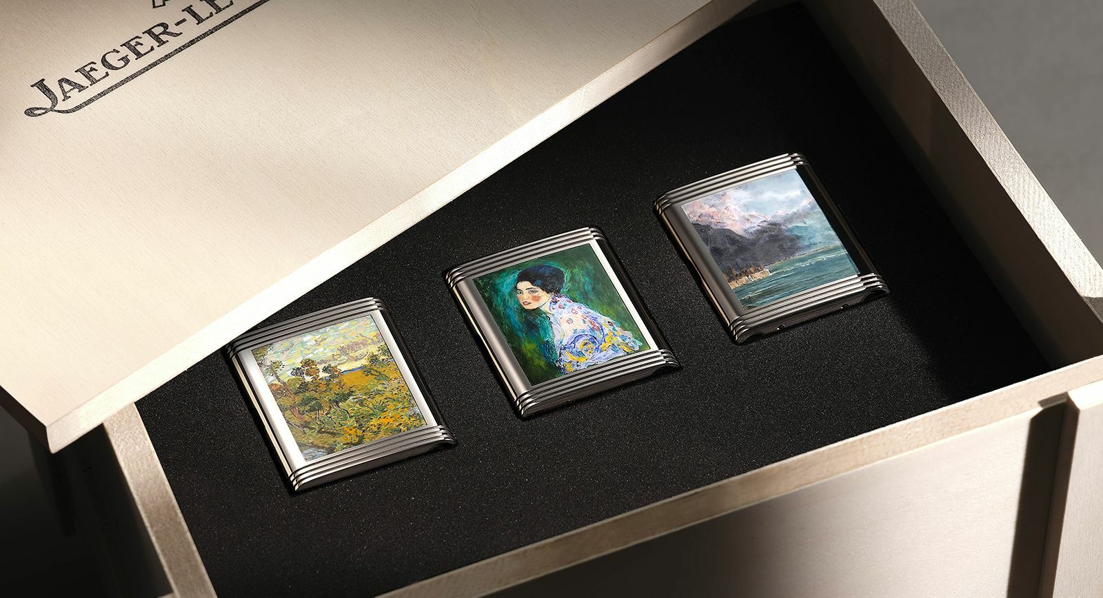 Jaeger-LeCoultre Reverso Tribute Enamel Hidden Treasures watches that celebrate three great masters of Modern Art