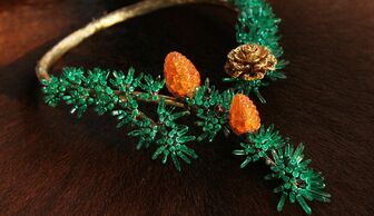 S1x1 alessio boschi pine necklace