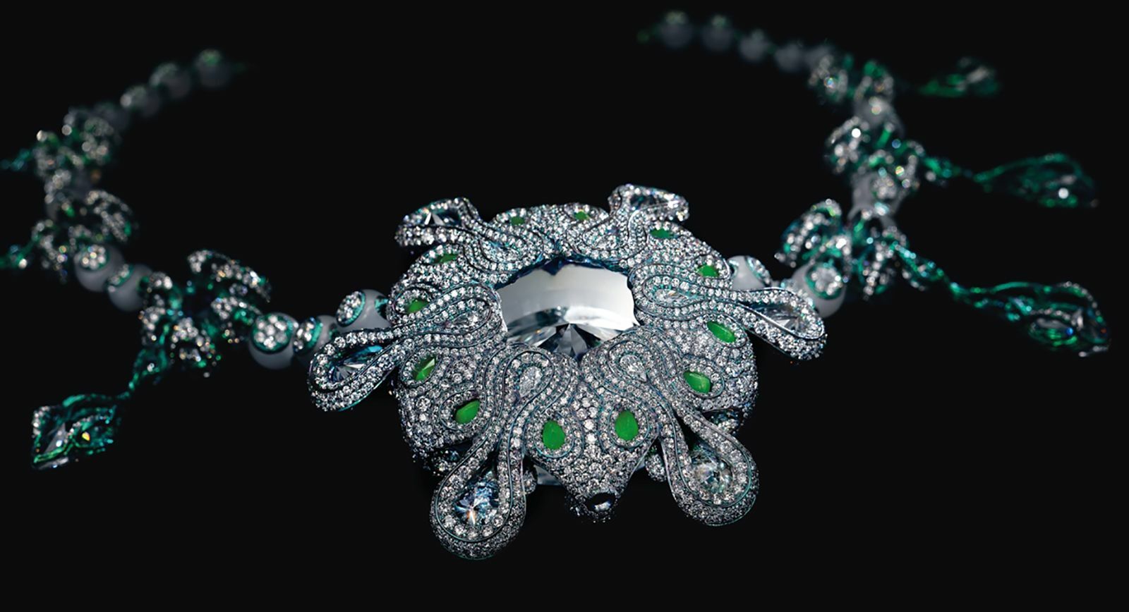 A Heritage in Bloom diamond necklace, Wallace Chan