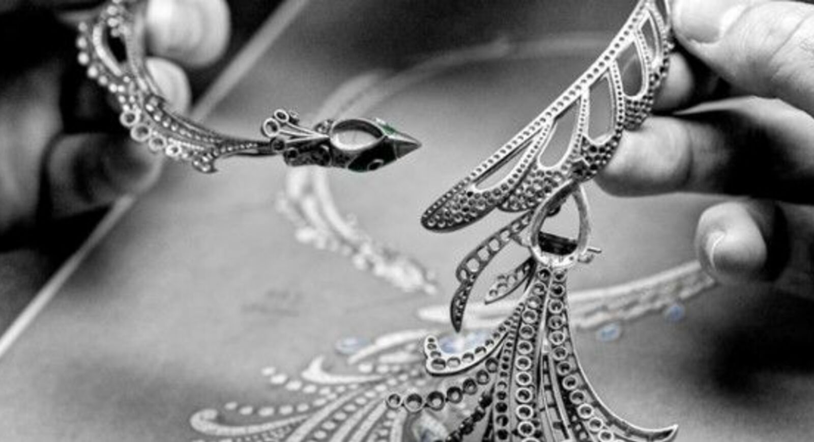 Boucheron shop peacock necklace