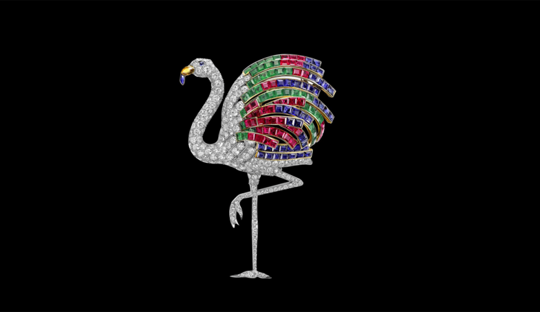 S2x1 flamingo brooch cartier paris special order 1940  966x1200