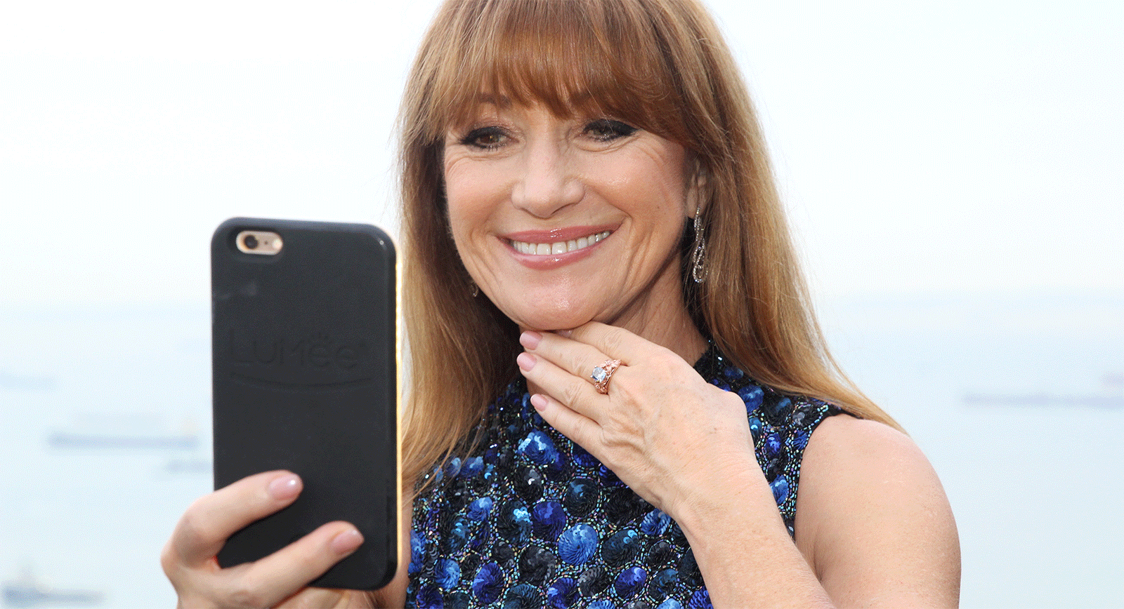 Jane Seymour Blue Diamond Ring A Sparkling Ode To The Great Actress