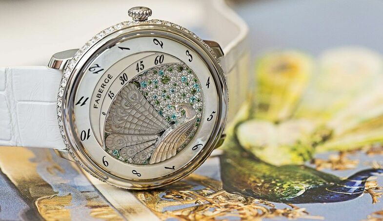 S2x1 faberge   lady complique  e peacock watch 2015