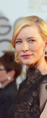 Kate Blanchette looks fantastic in these diamond earrings by Chopard