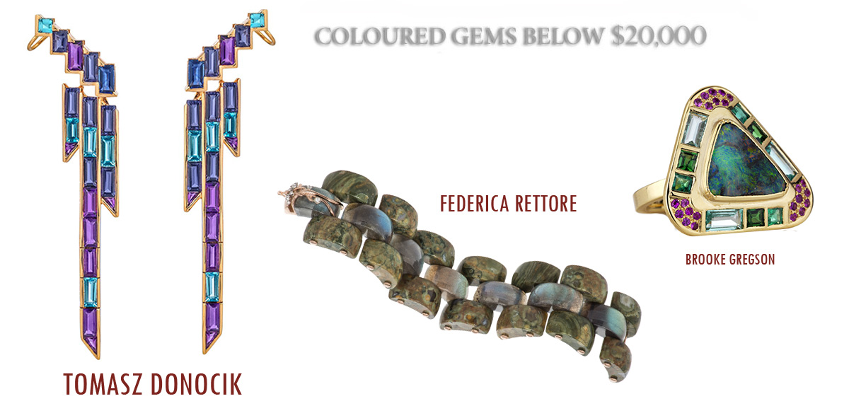  Best in Colored Gemstone Below 20k: Winner: Tomasz Donocik / 1st Runner Up: Federica Rettore / 2nd Runner Up: Brooke Gregson