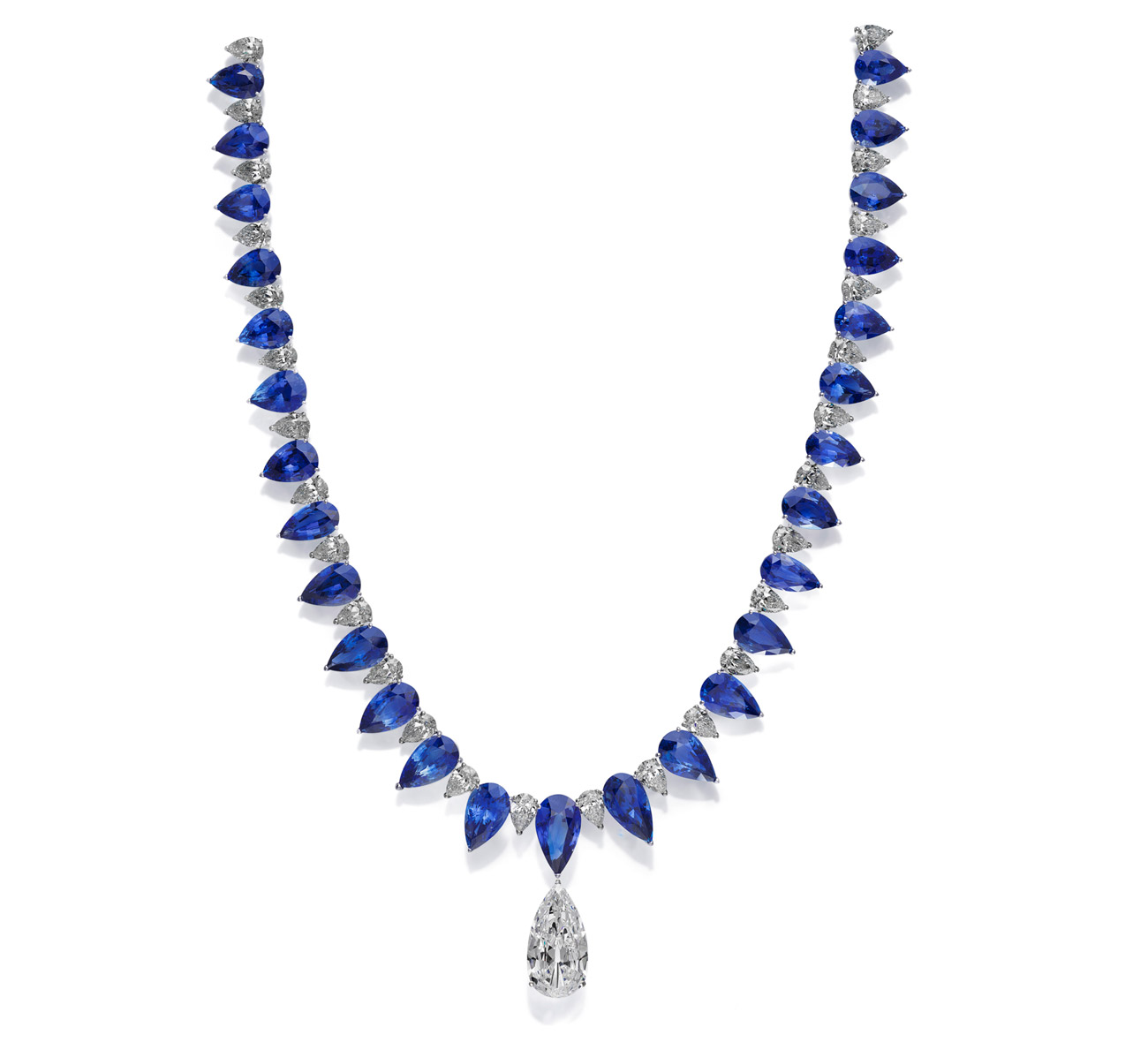  Chopard Red Carpet 2017 necklace with sapphires and diamonds