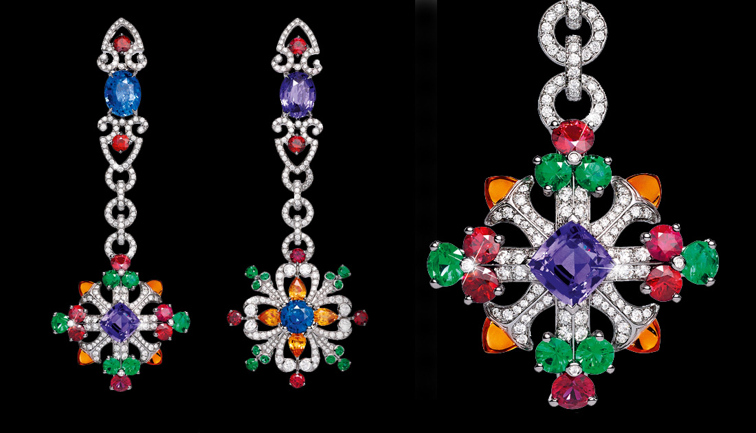 Rosa Dei Venti earrings by Giampiero Bodino