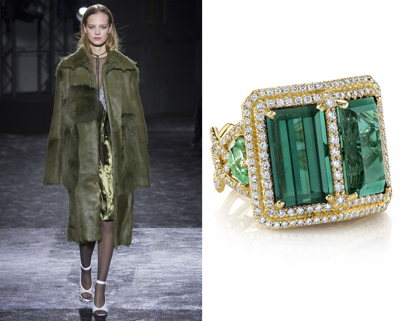  Nina Ricci with Erica Courtney Double Trouble Ring – £69,440