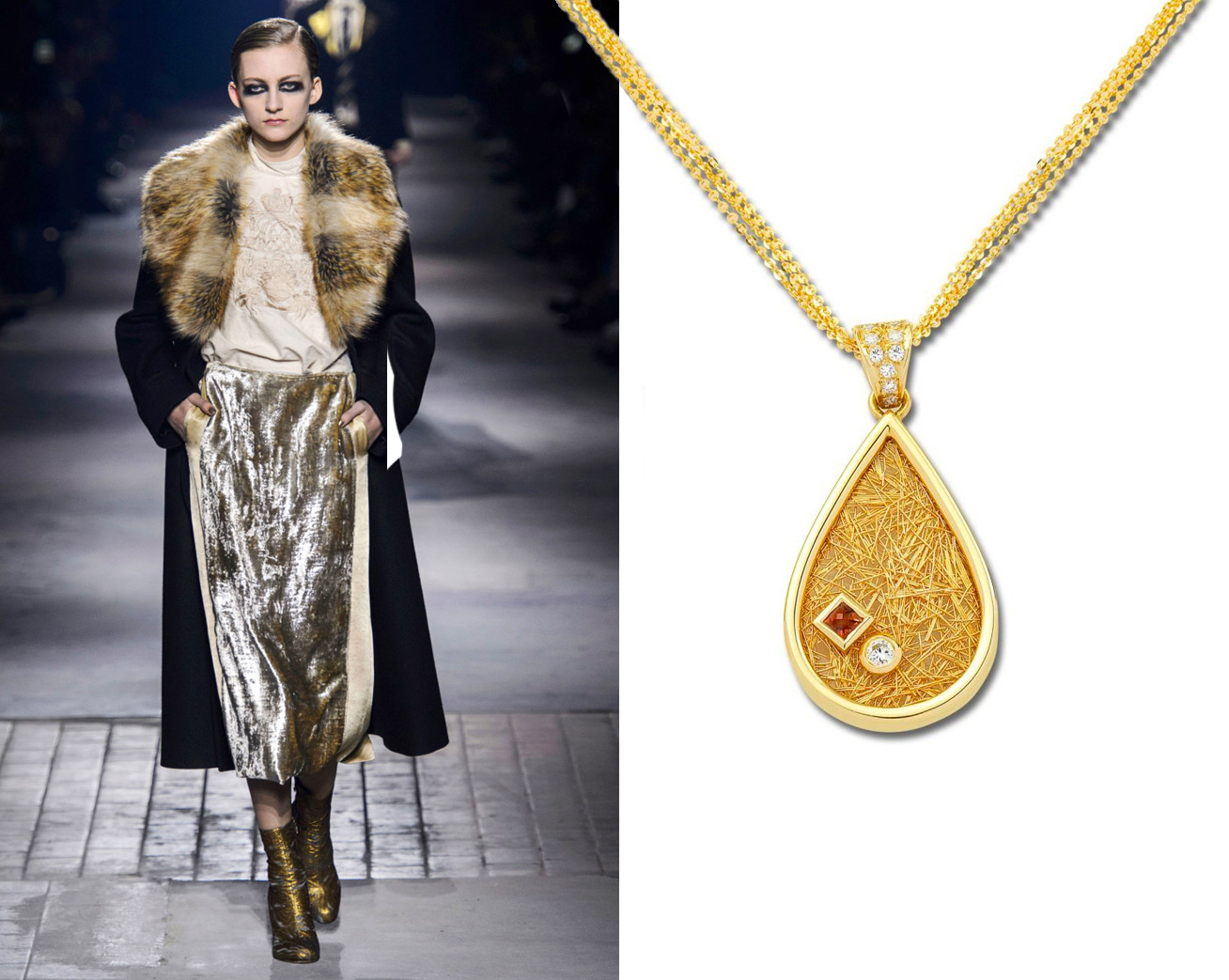  Dries Van Noten with Anastazio Tears Of Love Pendant – £4,590