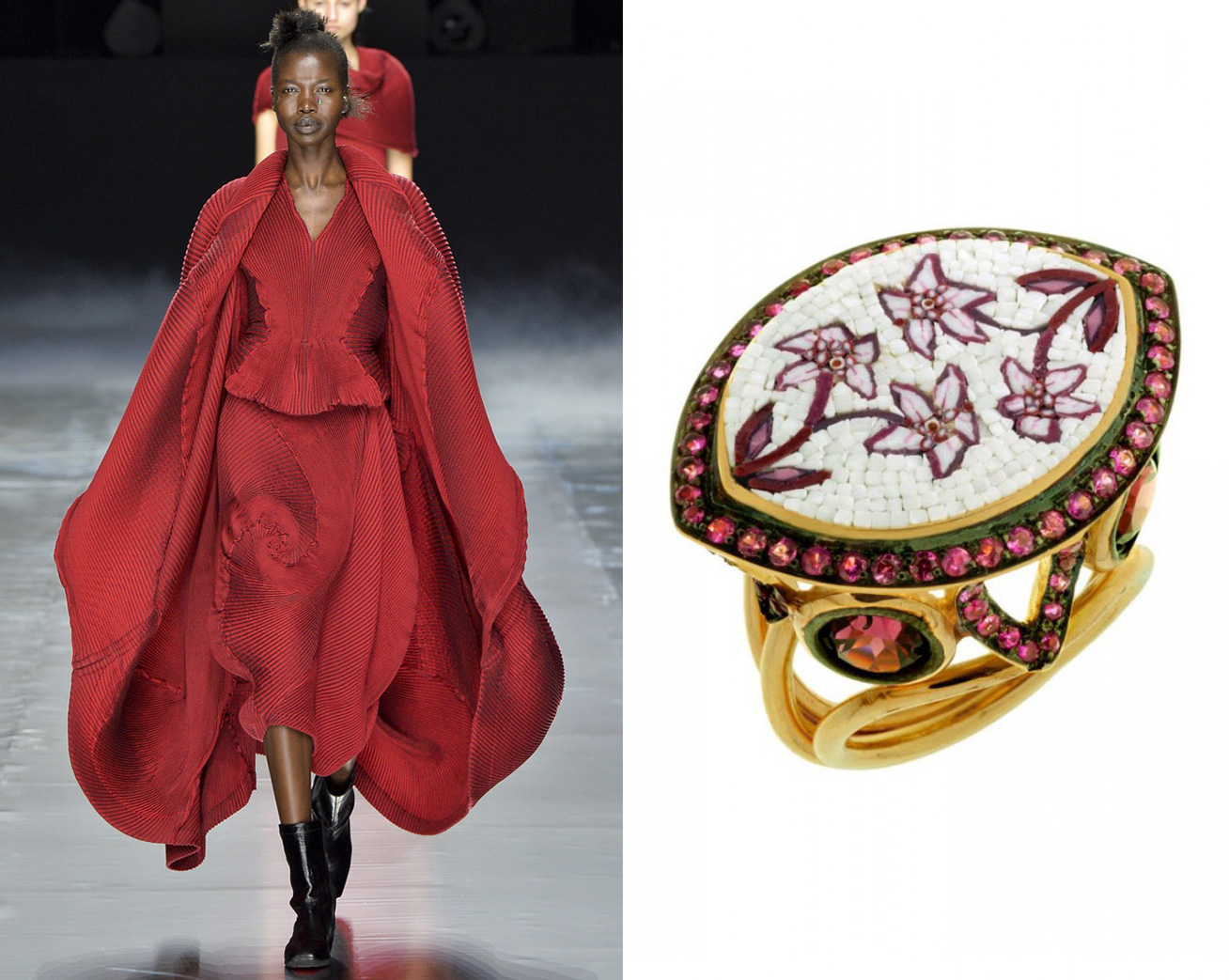  Issey Miyake with Occiolo Ring Sybille Ruby £8,370