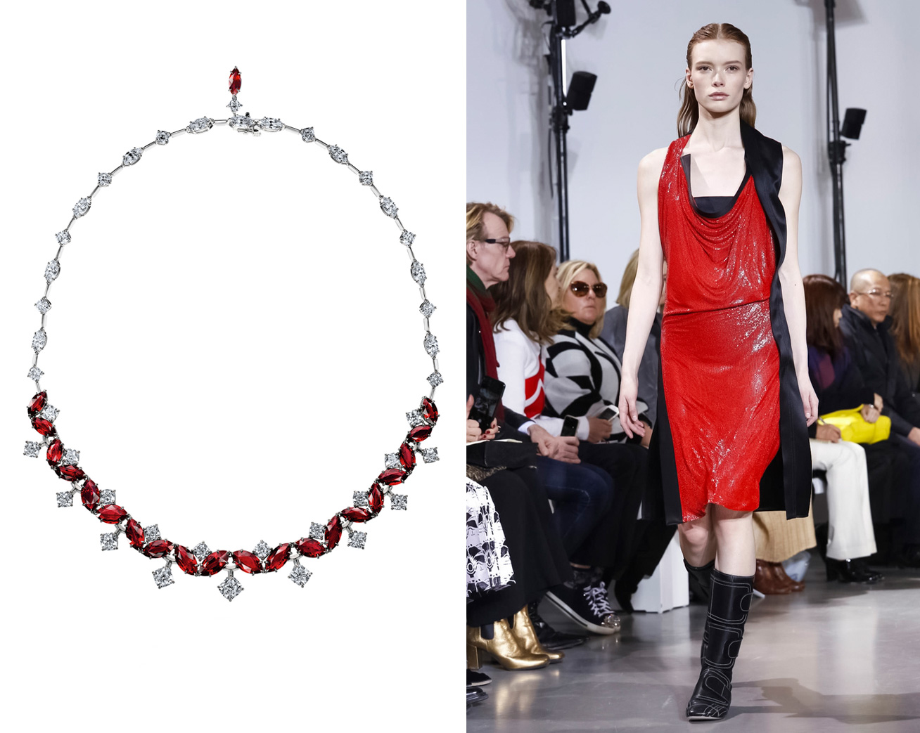  David Gross Ruby and Diamond Collar Necklace with Paco Robonee £578,270