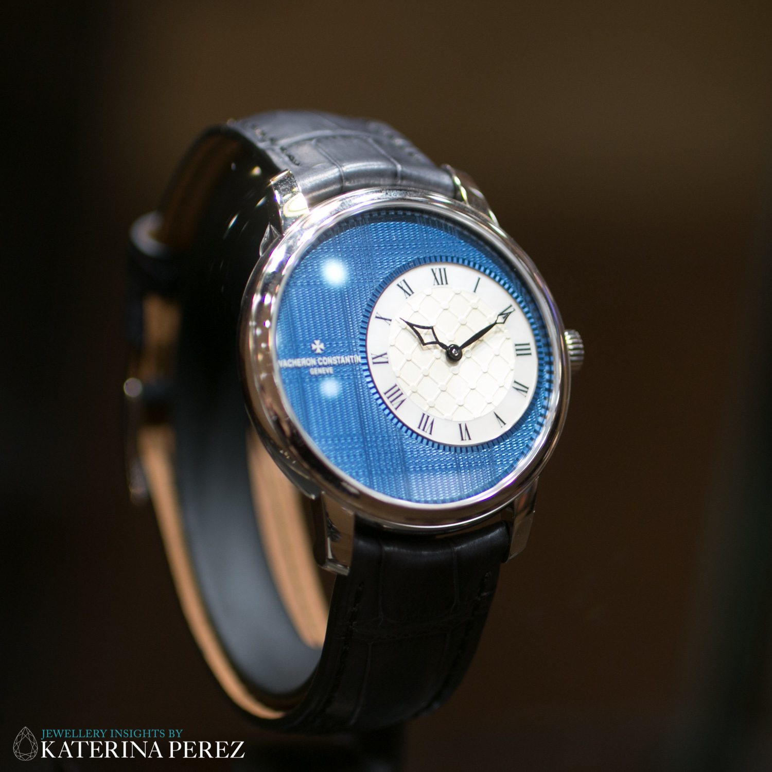  Vacheron Constantin Métiers D’art Elégance Sartoriale Watch with Tartan Pattern