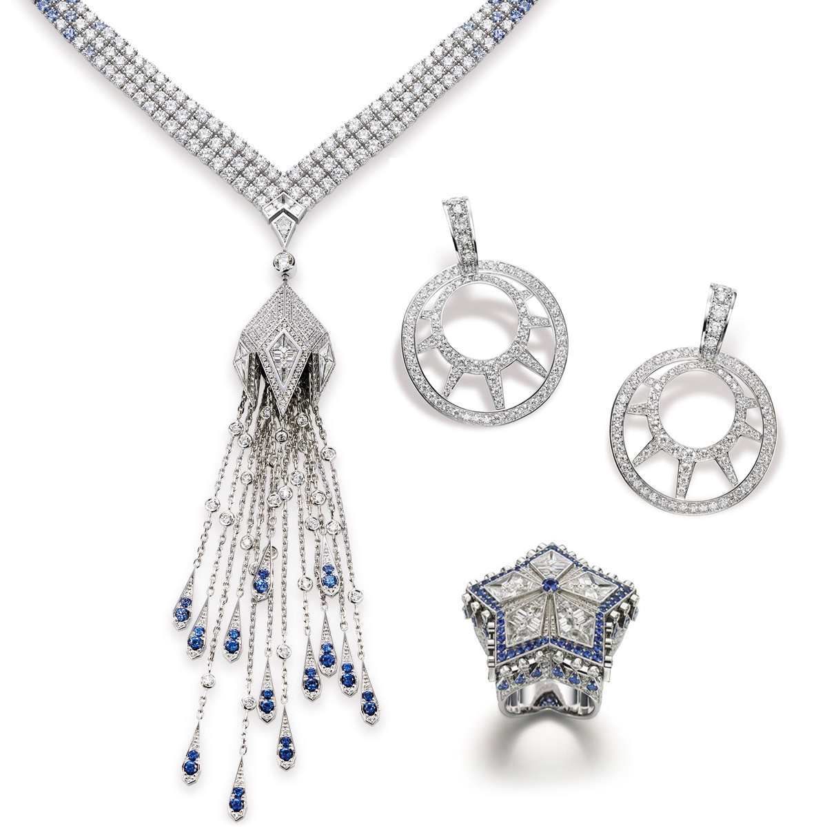 A few pieces from Piaget Limelight New-York Paris collection